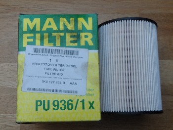 Kraftstofffilter Diesel MANN PU936/1x OE 1K0127434B